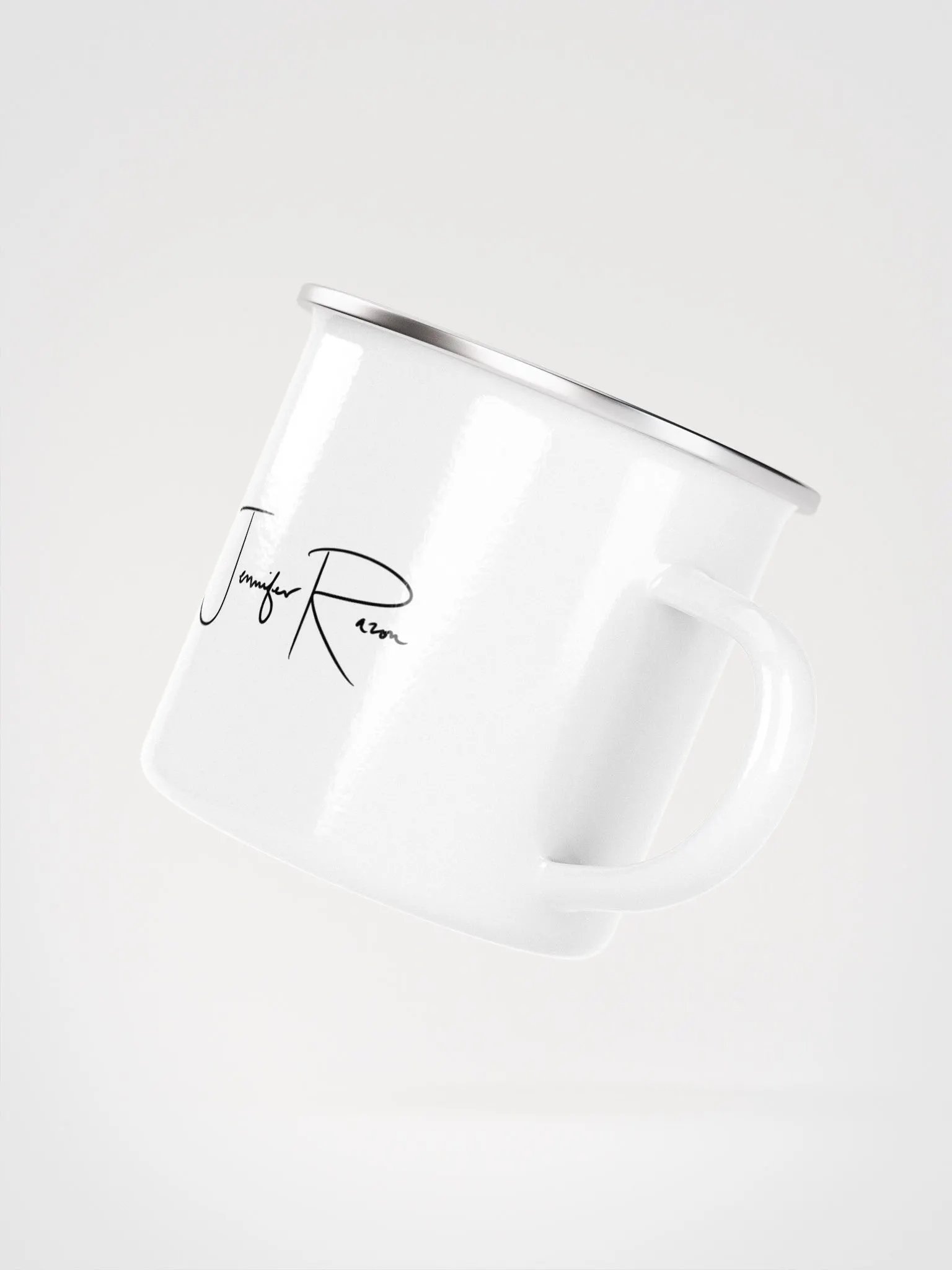 Jennifer Razon Logo Enamel Mug product image (4)