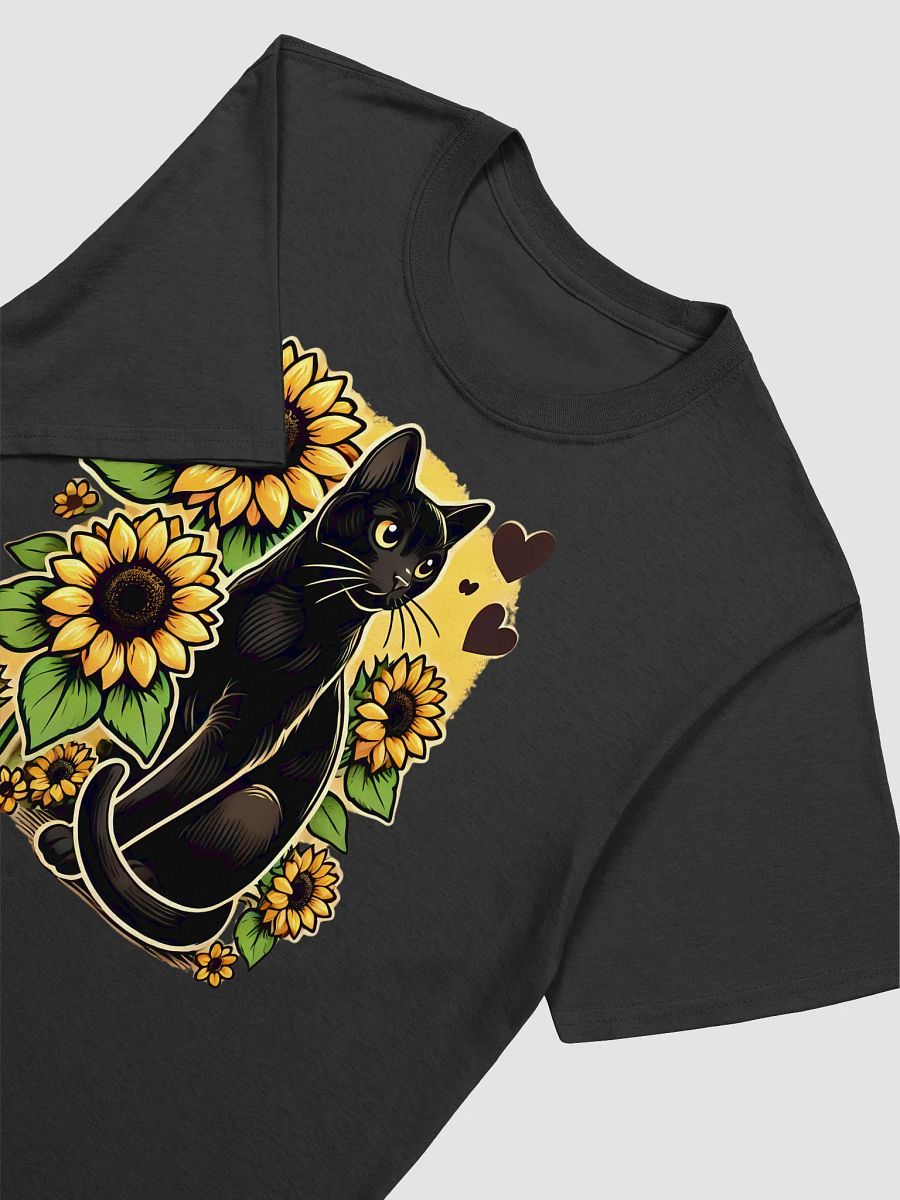 Sunflower Cat Love Unisex T-Shirt product image (11)