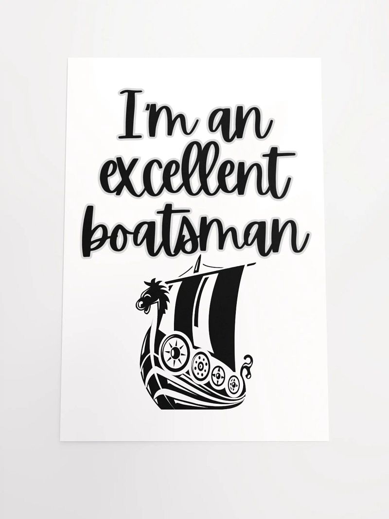 Excellent Boatsman (poster)