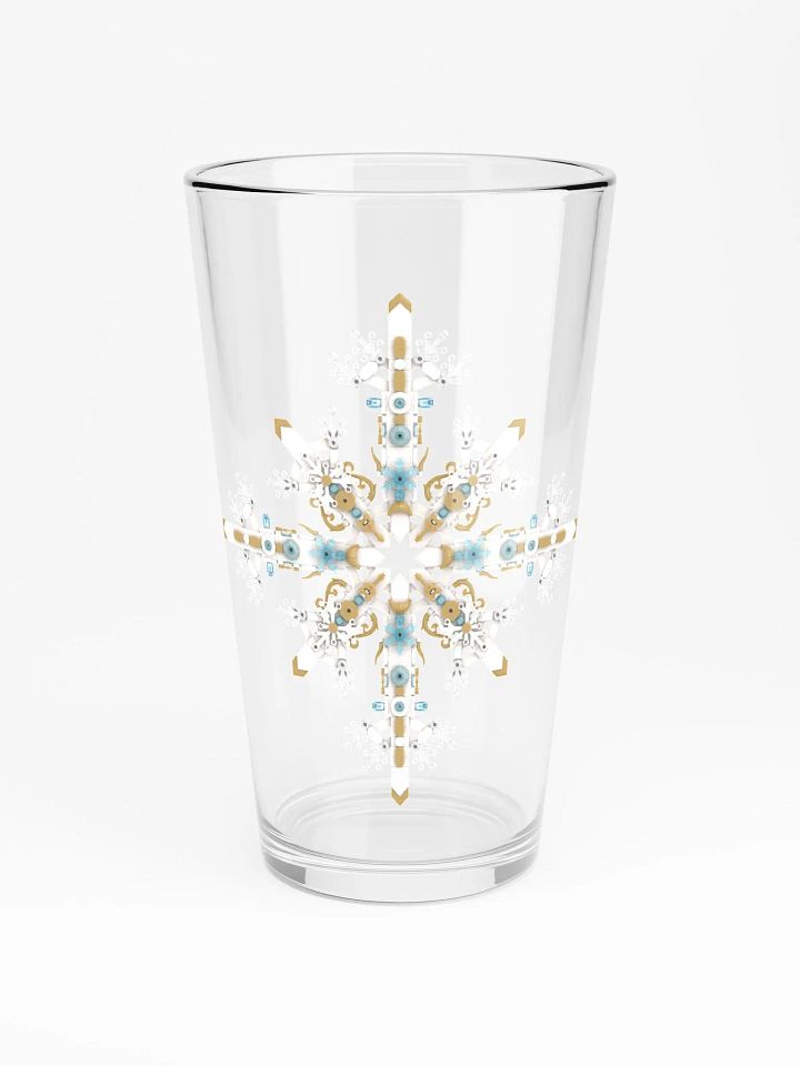 Christmas - Brick Snowflake - Pint Glass product image (2)