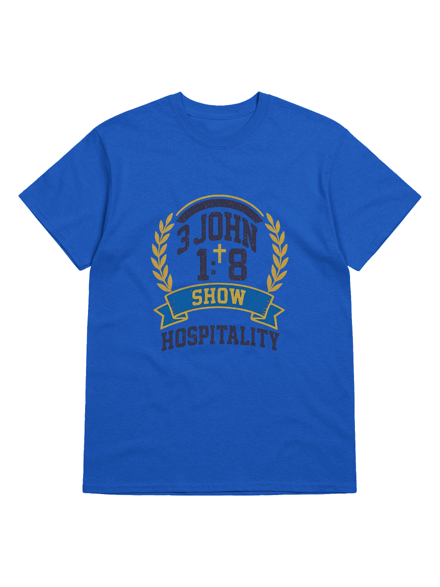3 John 1:8 – “Show Hospitality” Varsity Vintage Tee product image (46)