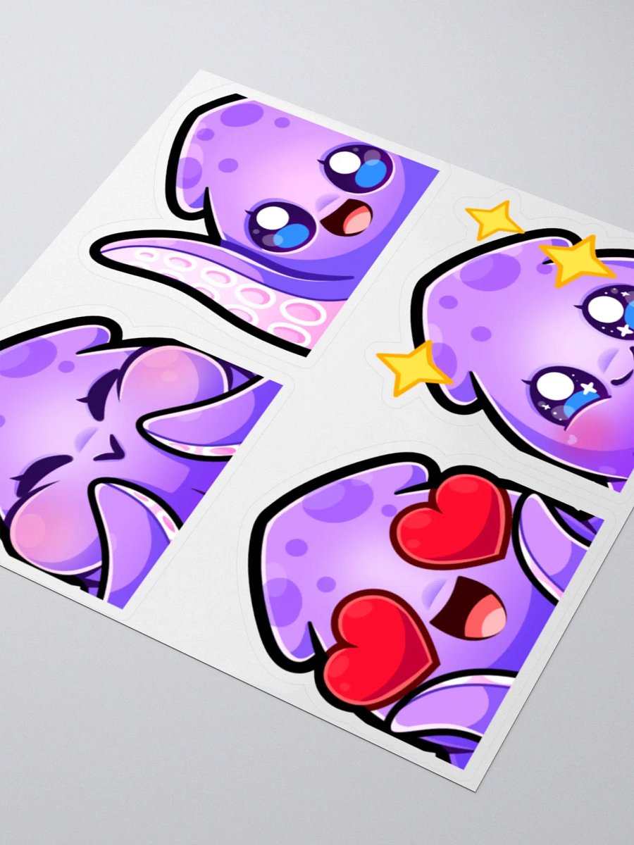 Squid Emote Sticker Set [1] product image (6)