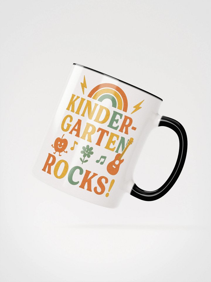 Kindergarten Rocks! Mug – Retro Coffee Cup for Teachers product image (25)