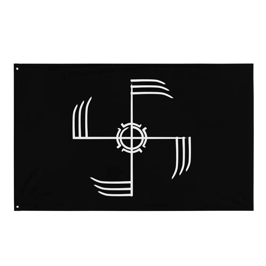 Ginfaxi Flag in Black product image (1)