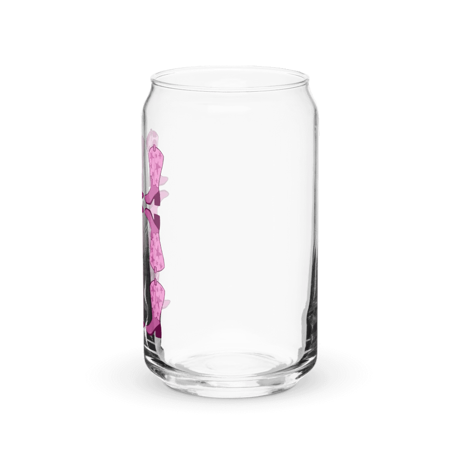 Pretty In Pink Boots Glass Cup product image (39)