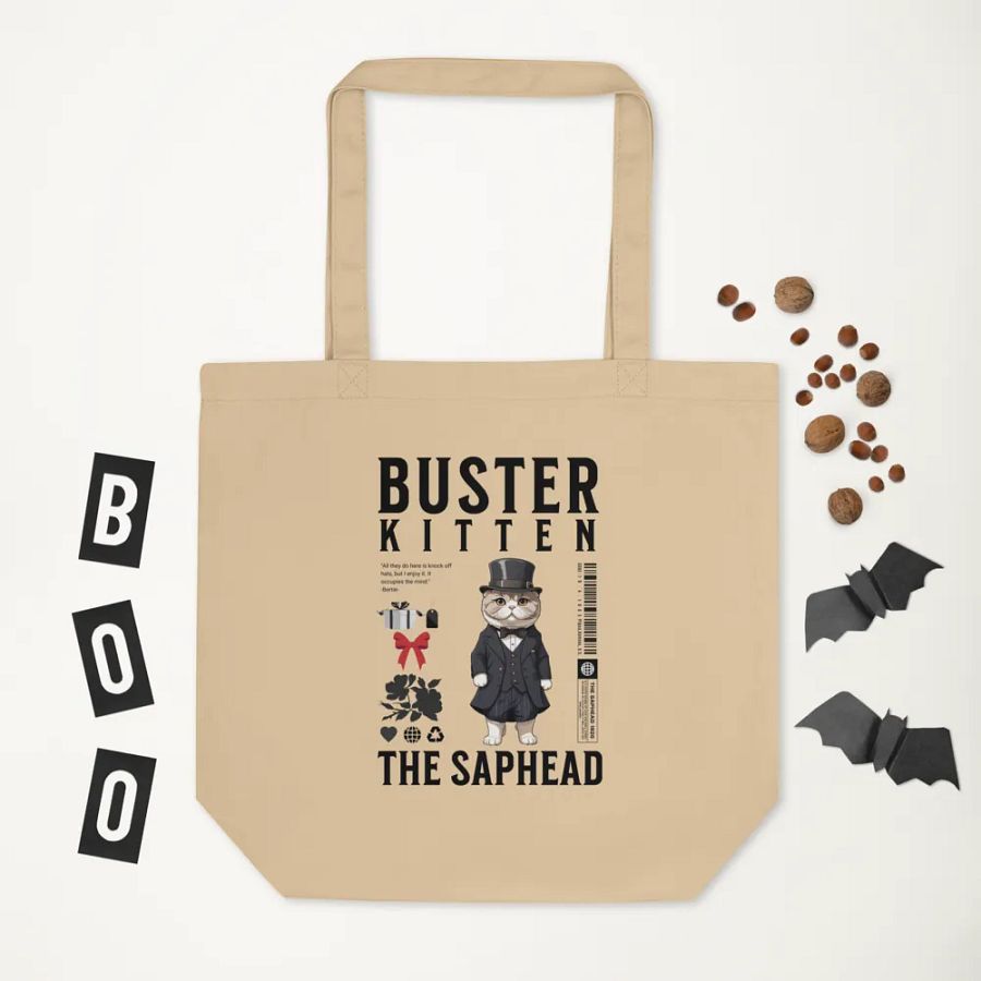 The Saphead - Buster Kitten - Eco Bag product image (5)