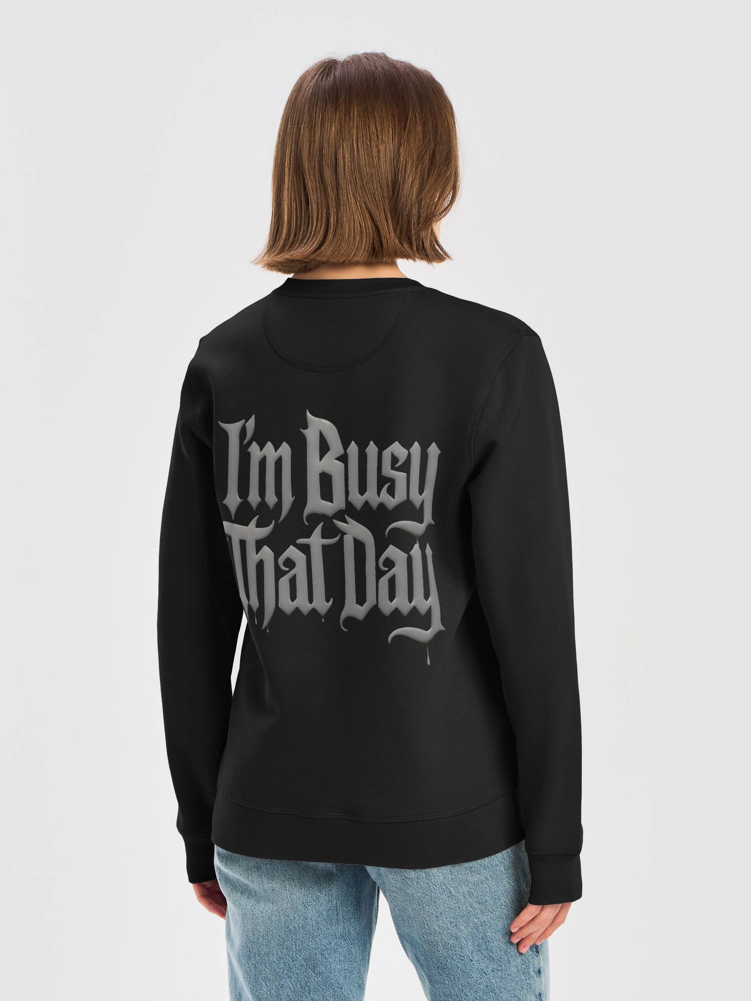 Tracibooo Classic Grey/Black Crewneck product image (6)