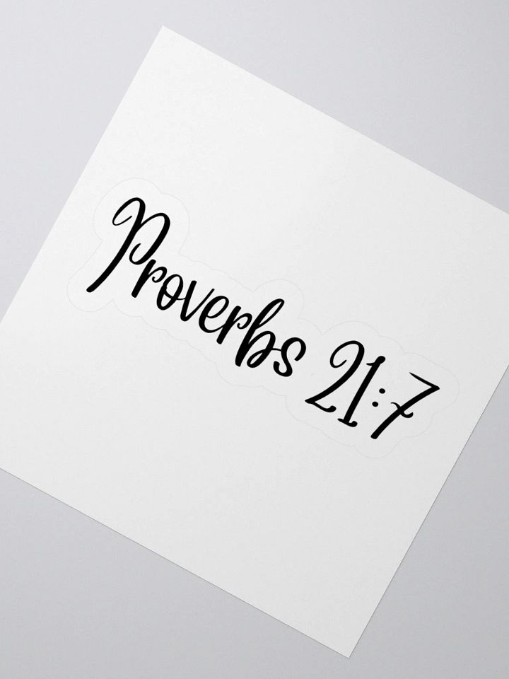 Proverbs 21:7 product image (4)
