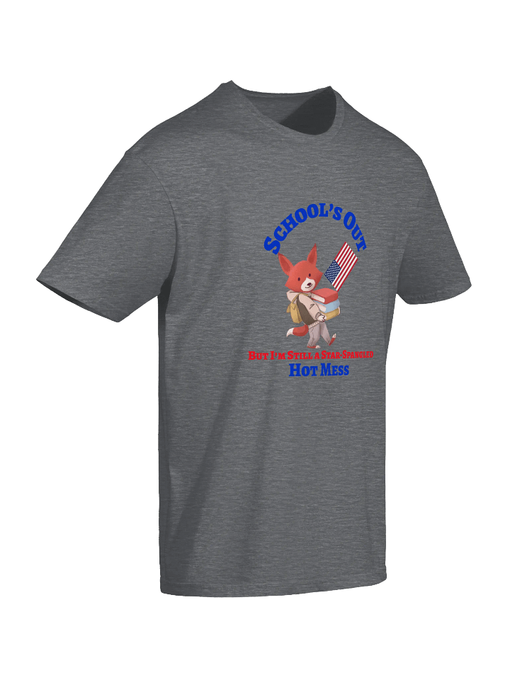 Hot Mess Fox Unisex T-Shirt product image (5)