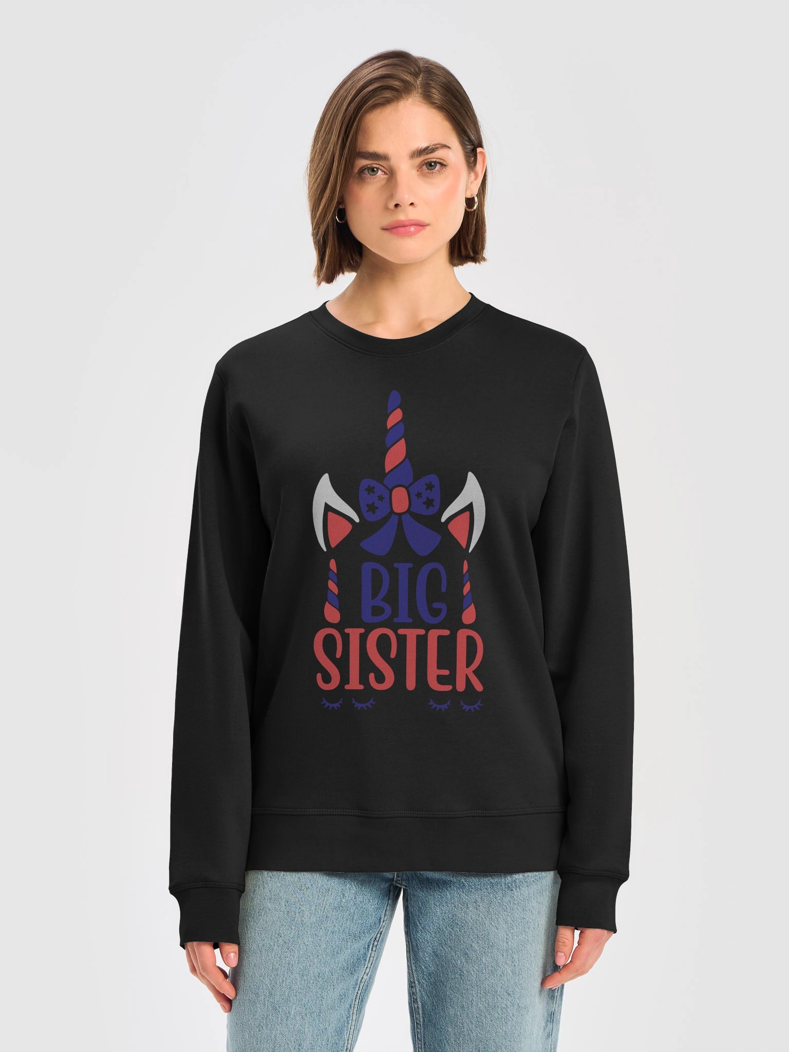 Big Sister Unicorn Organic Sweatshirt product image (19)
