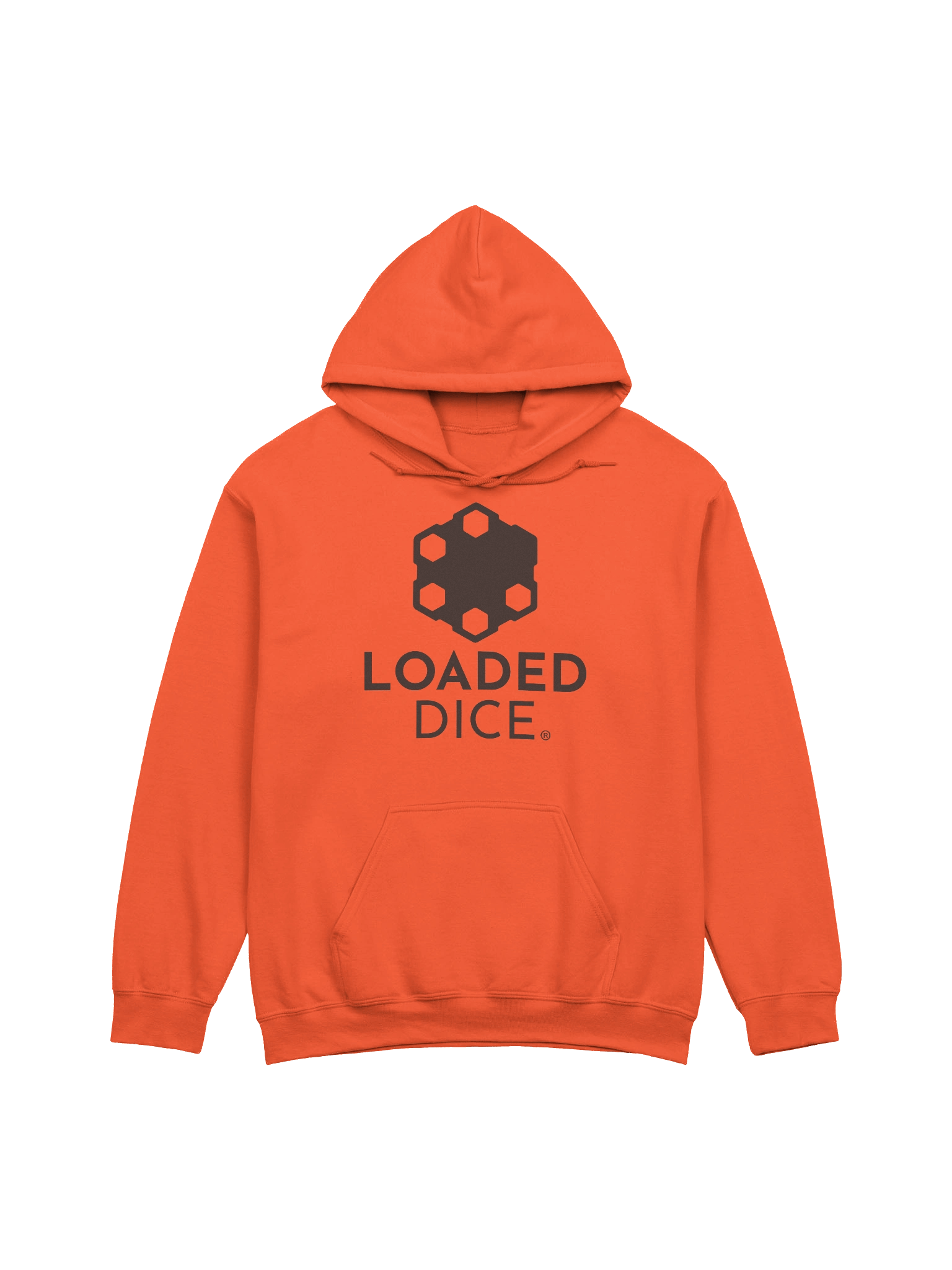 Loaded Dice Graphic Hoodie Orange product image (1)