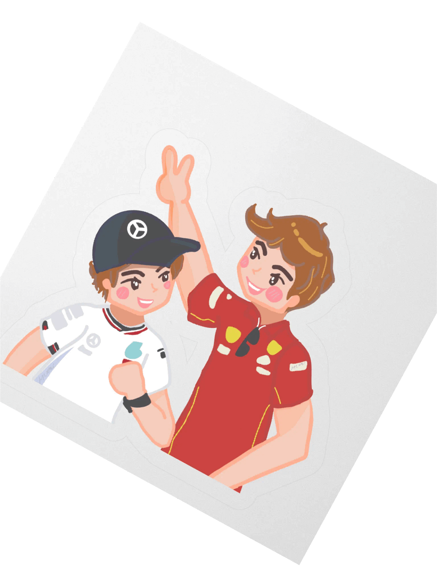 Ollie and Kimi Sticker product image (2)