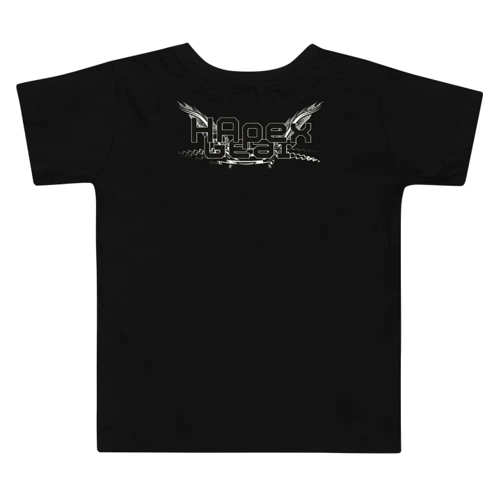 Toddler T-Shirt - Black HApex Gear White Logo product image (2)
