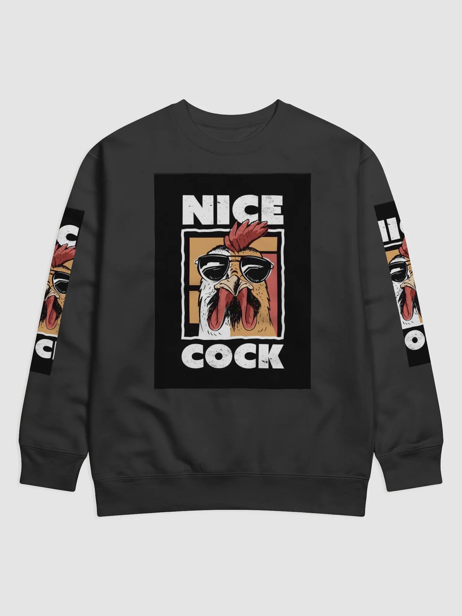 Nice Cock Cartoon Rooster Sweatshirt product image (1)