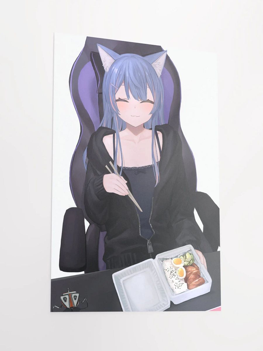 Neko Eating Poster product image (3)