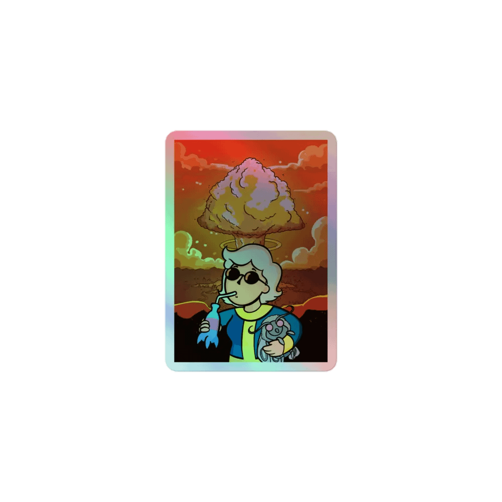Big Wasteland Energy Holo Sticker product image (1)
