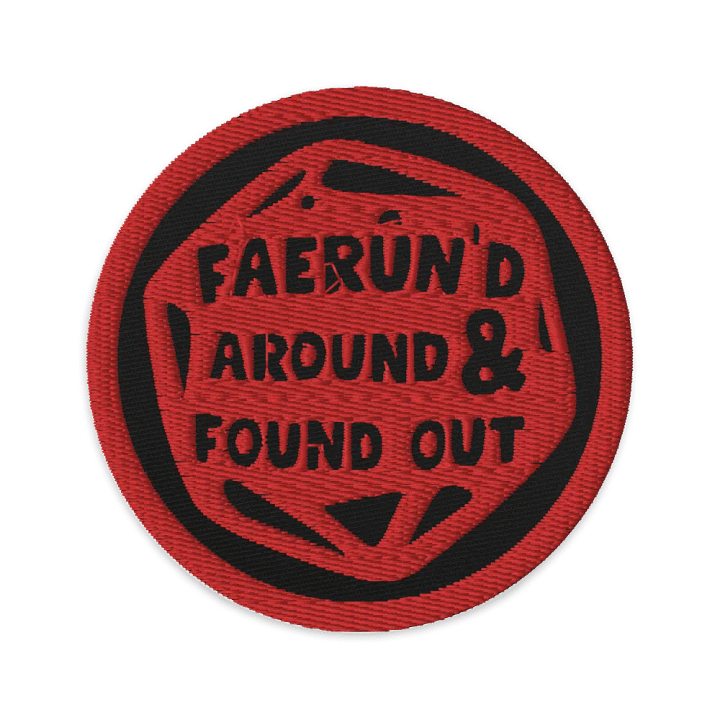 Faerun'd Around - Baldur's Gate Badges Patch product image (1)