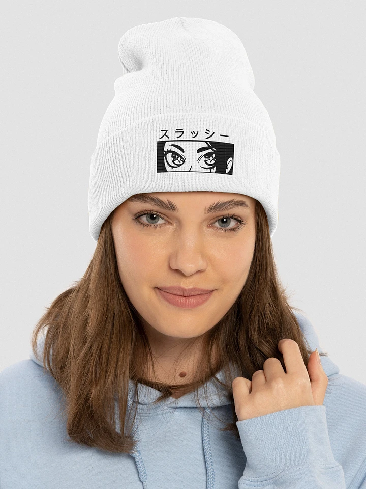 Slushie Anime Style | Beanie (Black Logo) product image (1)