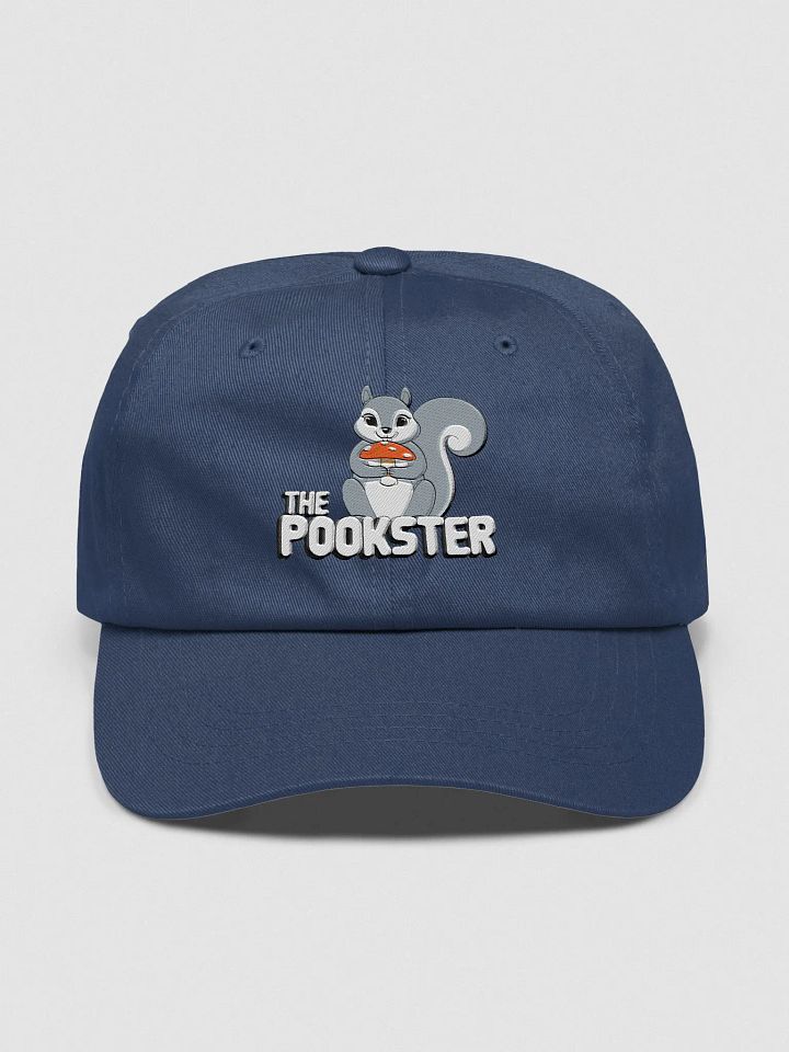 Baseball Hat: The Pookster, Transparent, Pooky with Red Mushrooms product image (1)