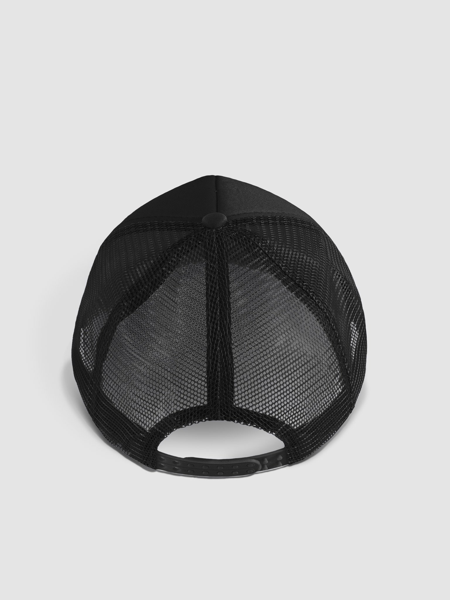 Happy Halloween Embroidered Trucker Hat – Black Mesh Cap with Skeleton & Pumpkin Spooky Design product image (4)