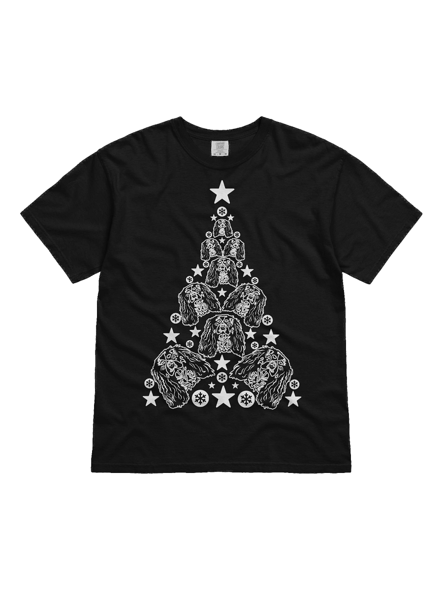Cavalier King Charles Spaniel Christmas Tree T-Shirt product image (3)