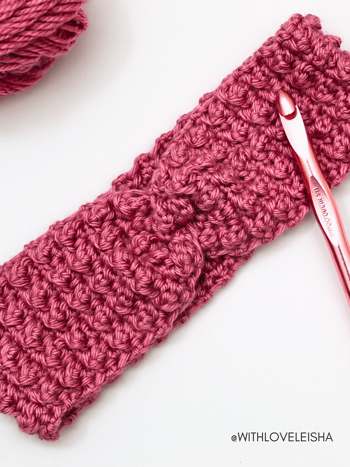 Easy to Size Cobblestone Winter Crochet Headband - Written Instructions for Beginners product image (1)