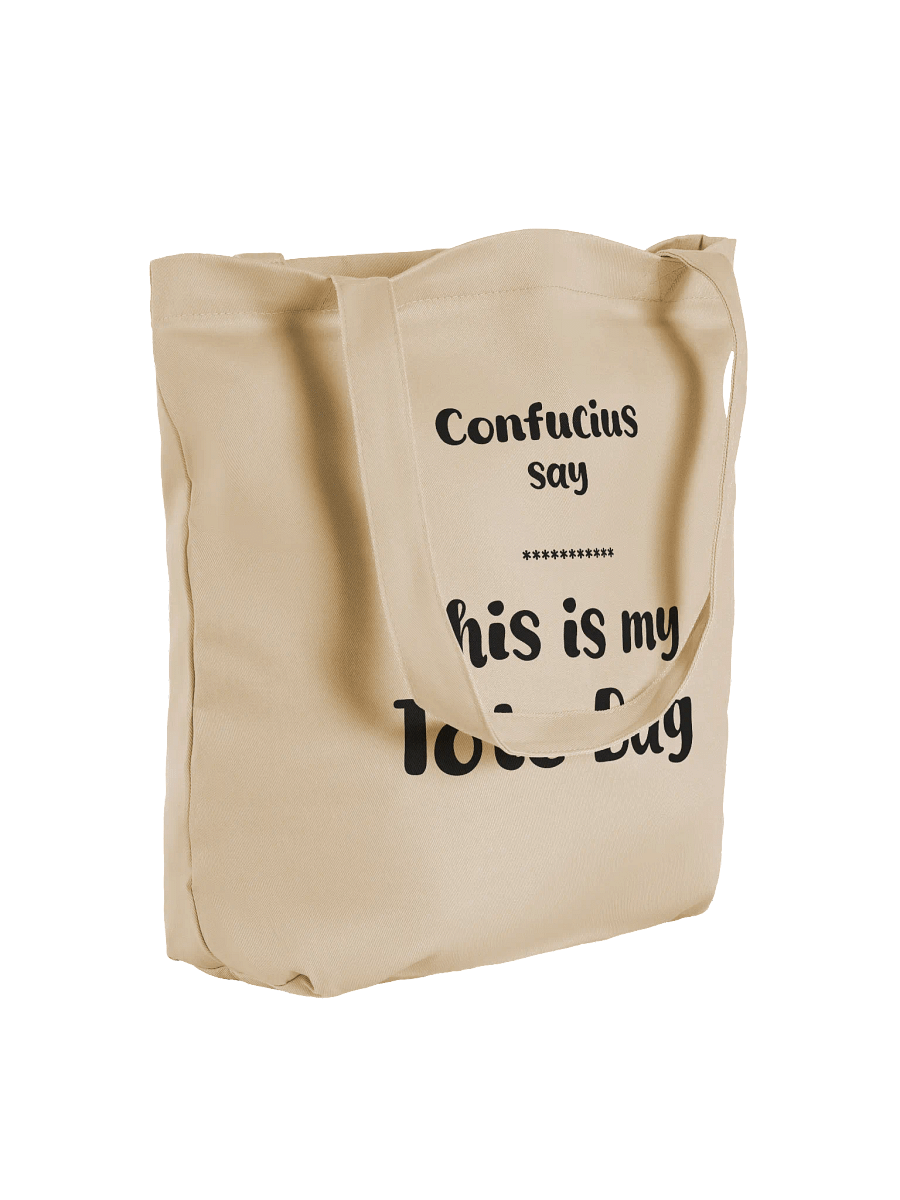 Confucius say Oyster Tote Bag product image (4)