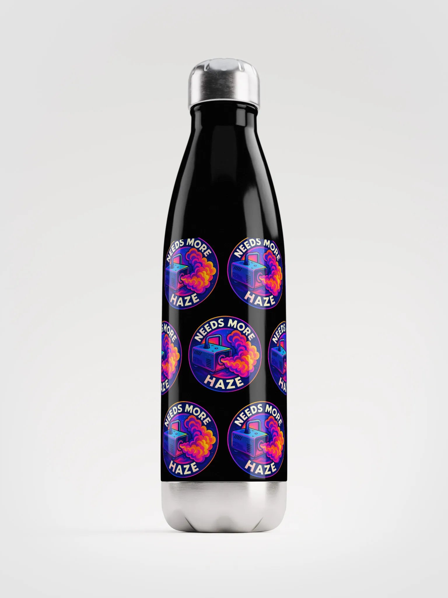 Theatrically Jerry: Needs More Haze Stainless Steel Water Bottle product image (1)