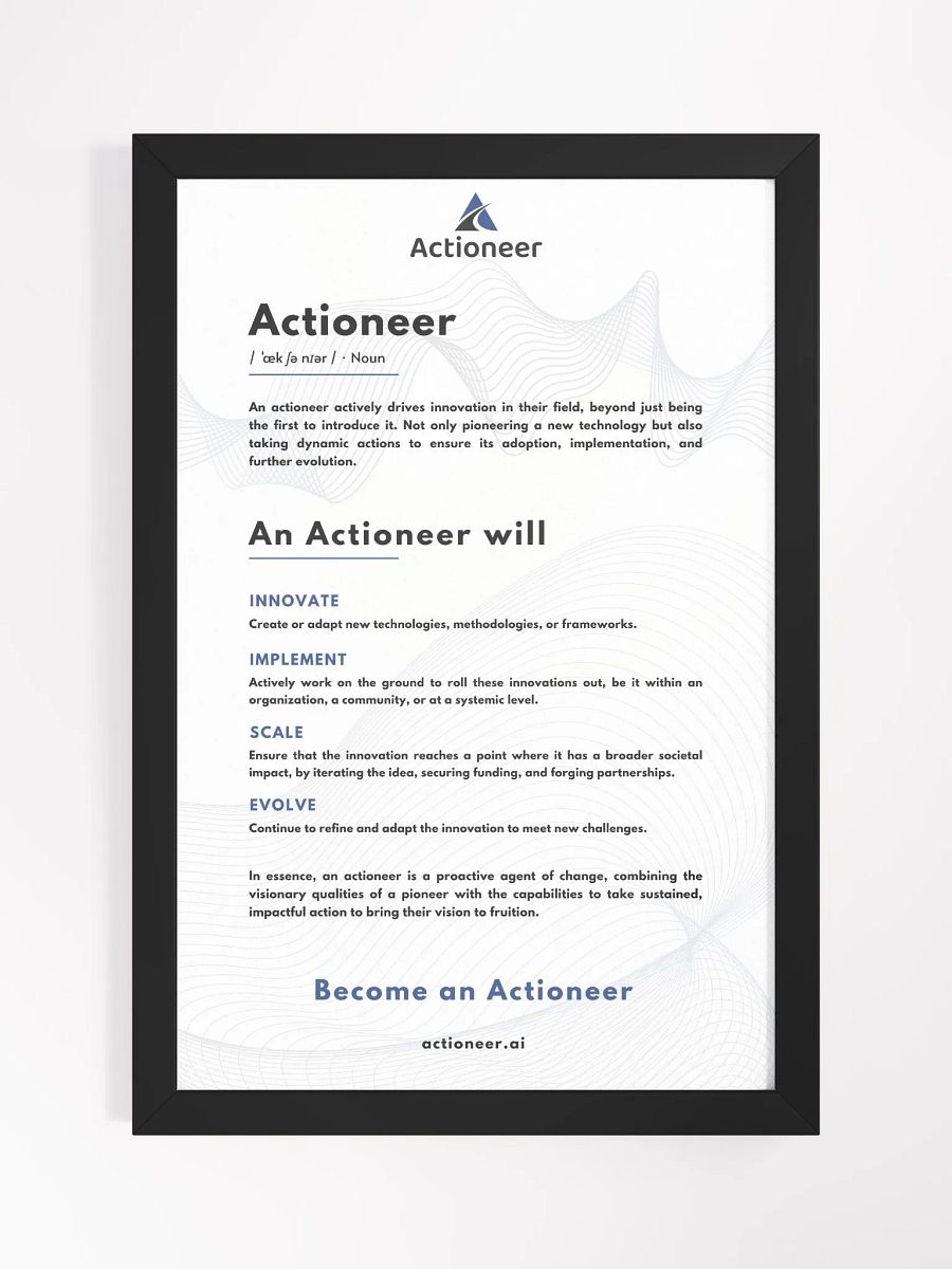 Actioneer Manifesto (White) product image (1)