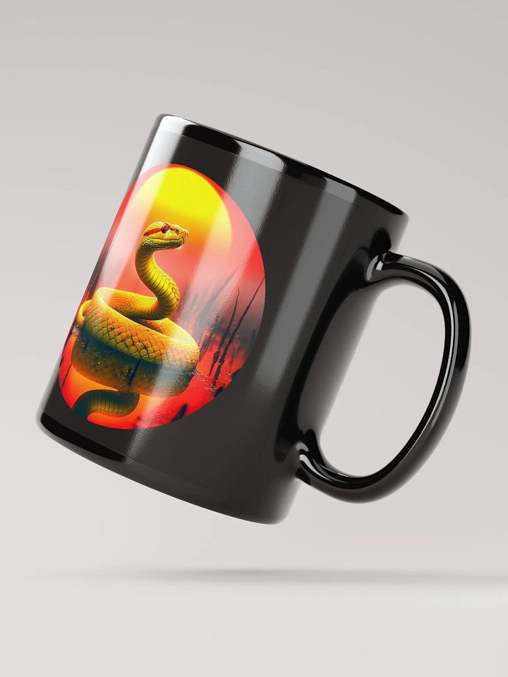 Sunset Serpent Black Mug product image (4)