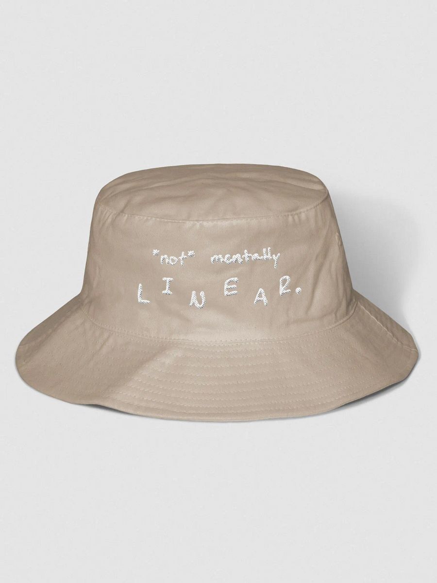 *not* mentally linear Bucket Hat product image (1)