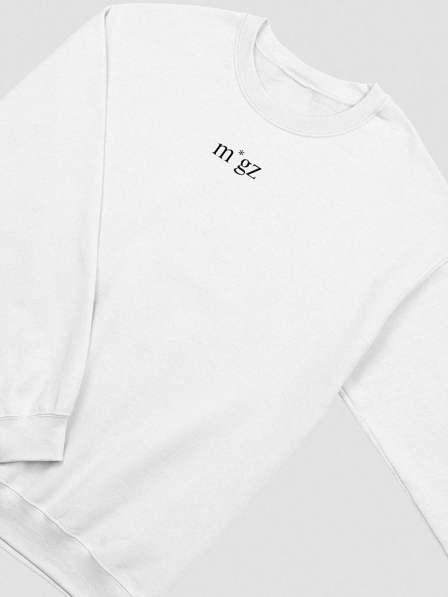 m*gz crewneck - white product image (3)