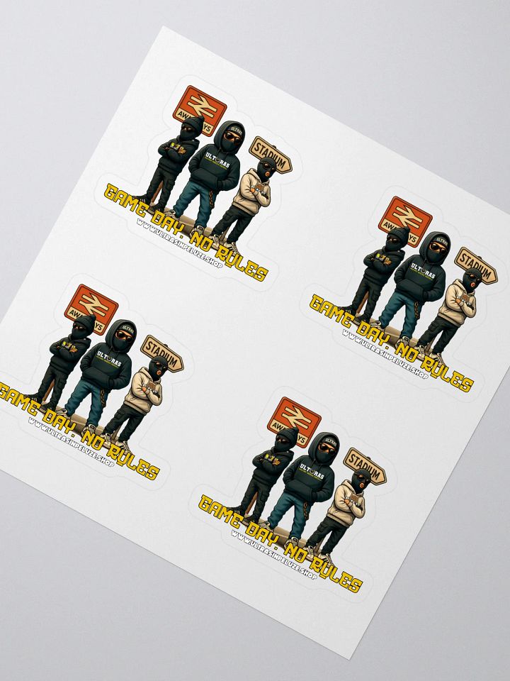 Set 4 stickere Ultras – Game Day. No Rules product image (2)