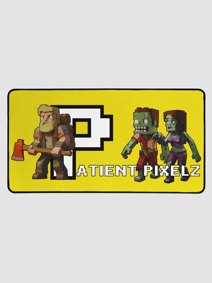 Patient PixelZ P Logo Desk Mat (Yellow) product image (1)