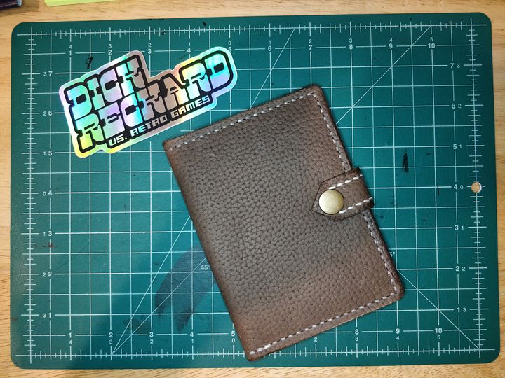 Brown Pebble Grain Passport Holder V1.0-B product image (2)