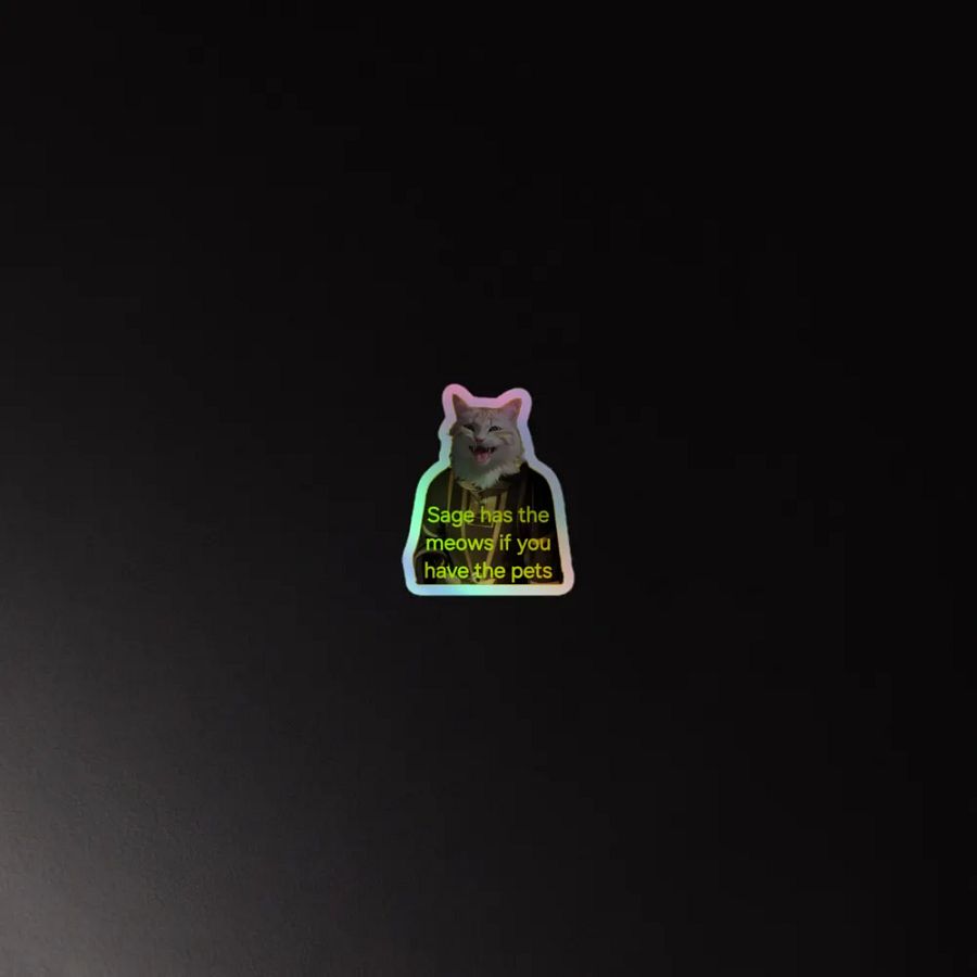 Sage Barter! Holo Sticker product image (4)