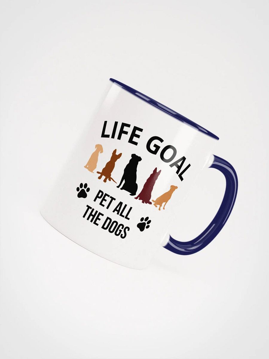 "Life Goal" Ceramic Mug with color inside product image (2)
