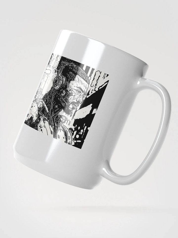 Cyber Serenity Mug - digital art mug product image (2)