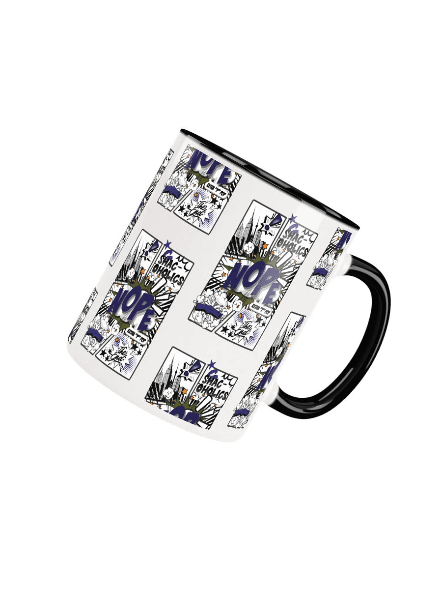 Shac-oholics Comic Blast Mug - Dark Blue 