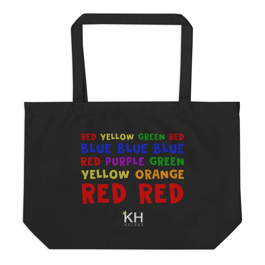 Color Song Large Tote with Lyrics product image (3)