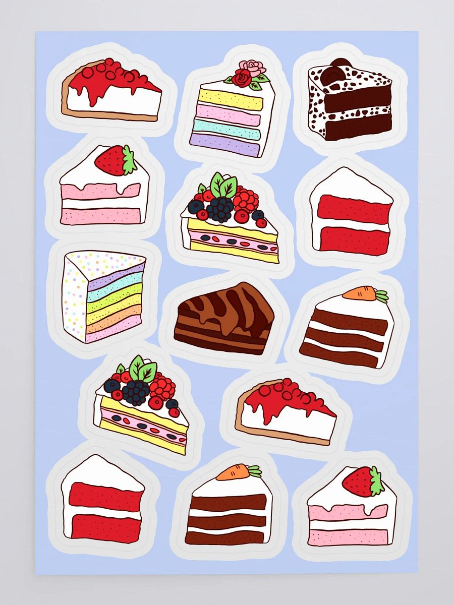 Sweet Treats Variety Kiss Cut Sticker Sheet product image (5)
