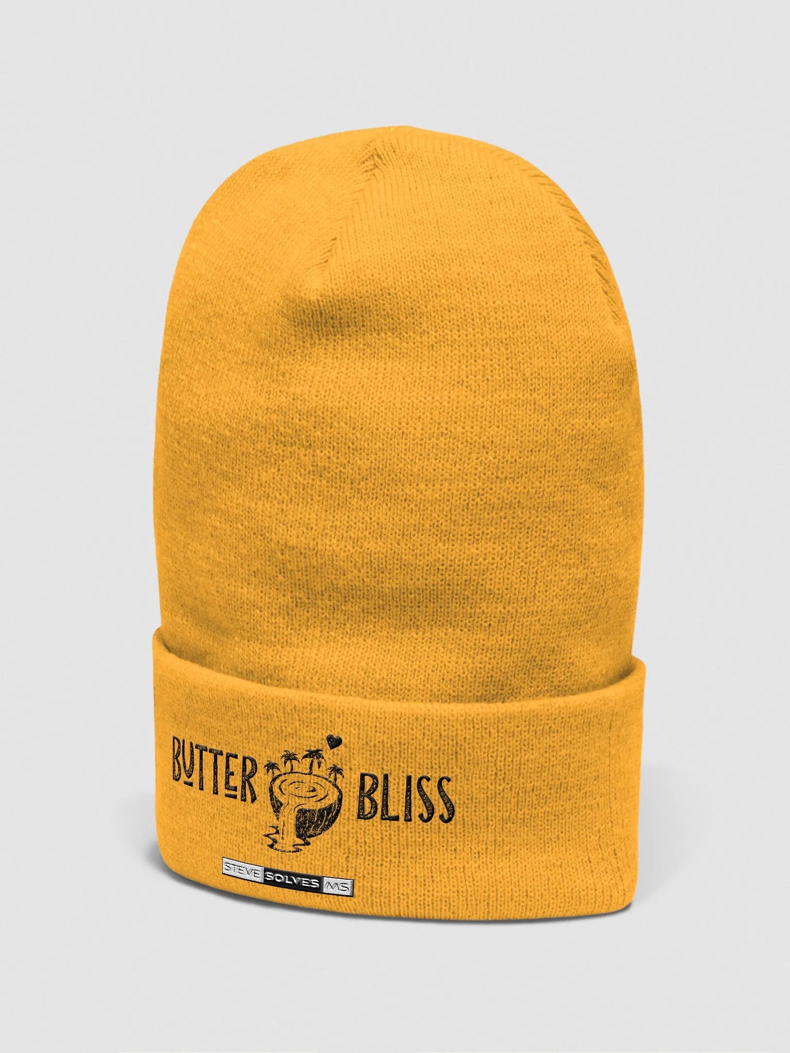 Butter Bliss embroidered beanie product image (7)