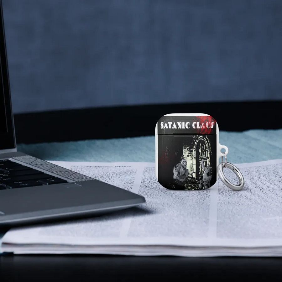 Satanic Claus All-Over Print AirPods® Case product image (16)
