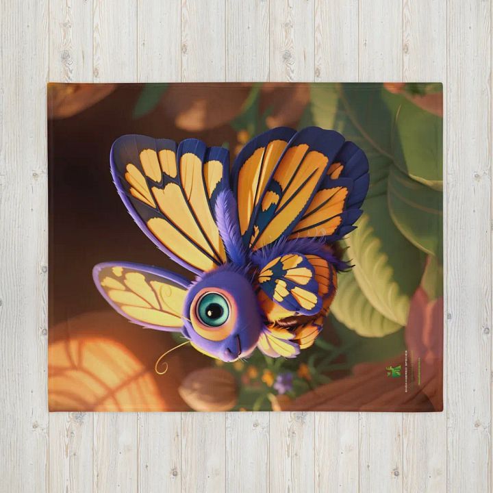 Endangered Species - Mexico - Monarch Butterfly Throw Blanket product image (2)