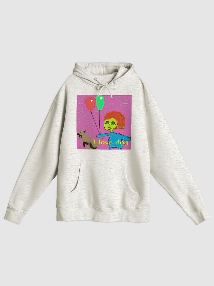 Lane Seven Premium Pullover Hoodi : I love dog product image (3)