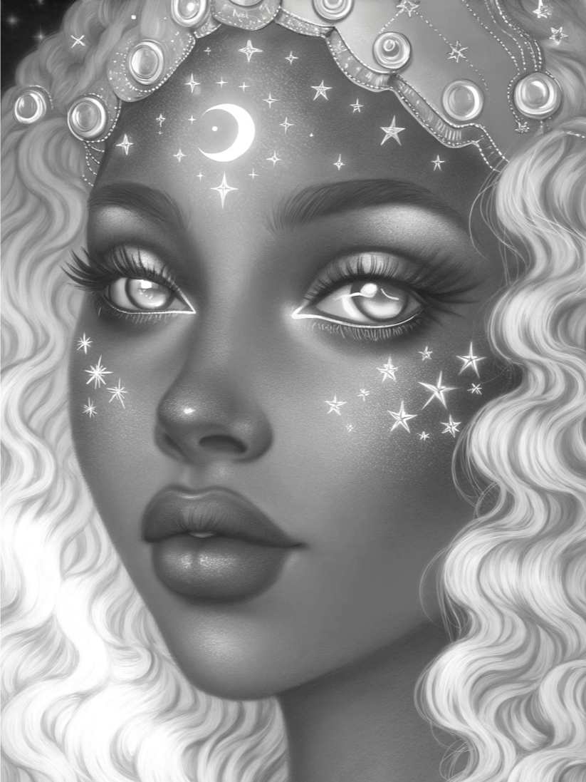 Grace and Strength The Beauty of African Women in Art - Celestial Goddess product image (5)