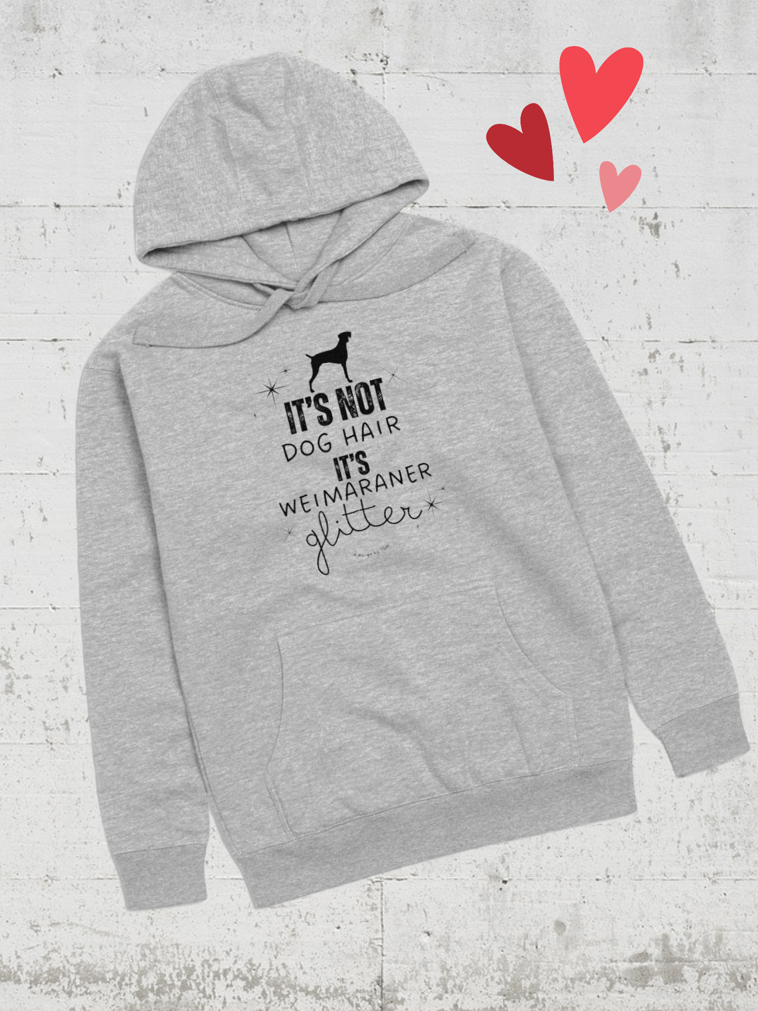 Weim Glitter - Cotton Heritage Unisex Premium Hoodie product image (1)