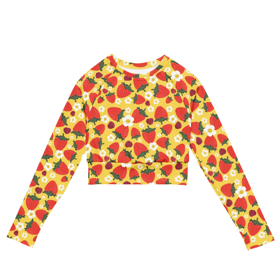 Strawberry Field and Blossom Recycled Crop Top product image (5)