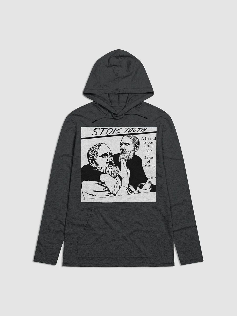 Stoic Youth Zeno of Citium quote District Lightweight Hoodie product image (1)