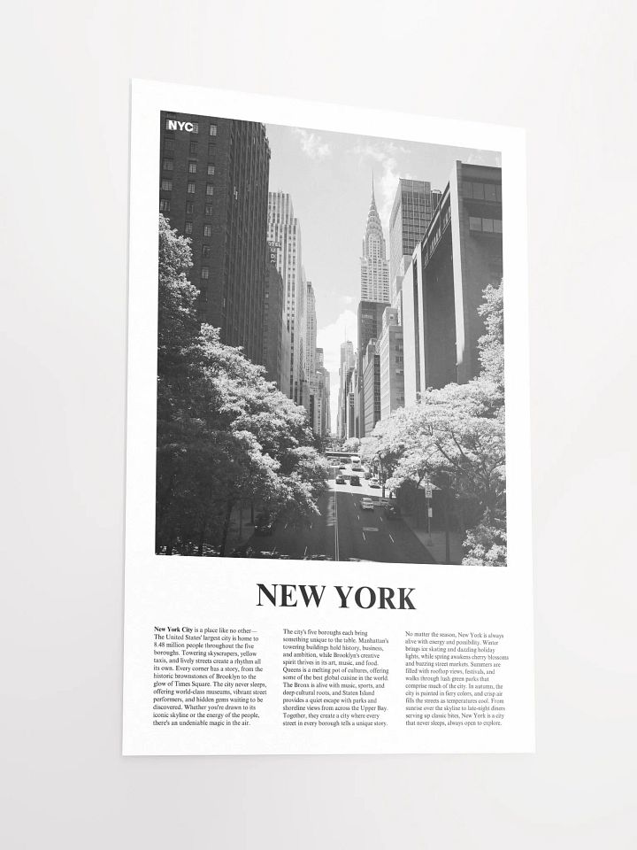 New York 01 Newspaper Poster product image (4)